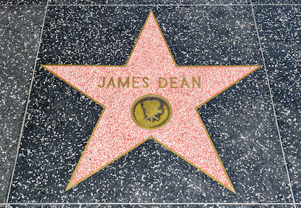 James Deans stjärna på Hollywoods Walk of Fame.
