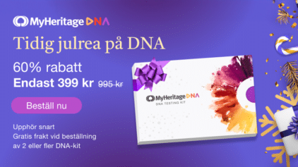 Upptäck dina rötter denna jul med MyHeritages tidiga julrea på DNA!