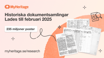 MyHeritage lägger till 235 miljoner historiska poster i februari 2025