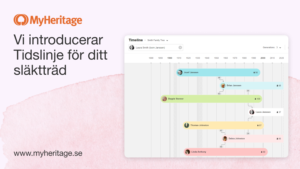 Vi introducerar Tidslinje för släktträd