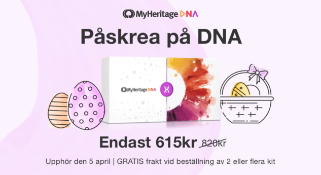 Fantastisk påskrea på MyHeritage DNA!