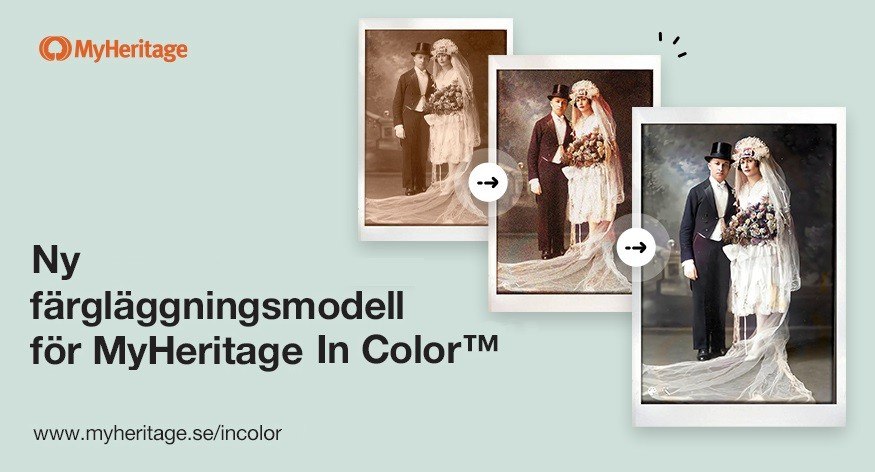 MyHeritage In Color™ har just blivit ännu bättre