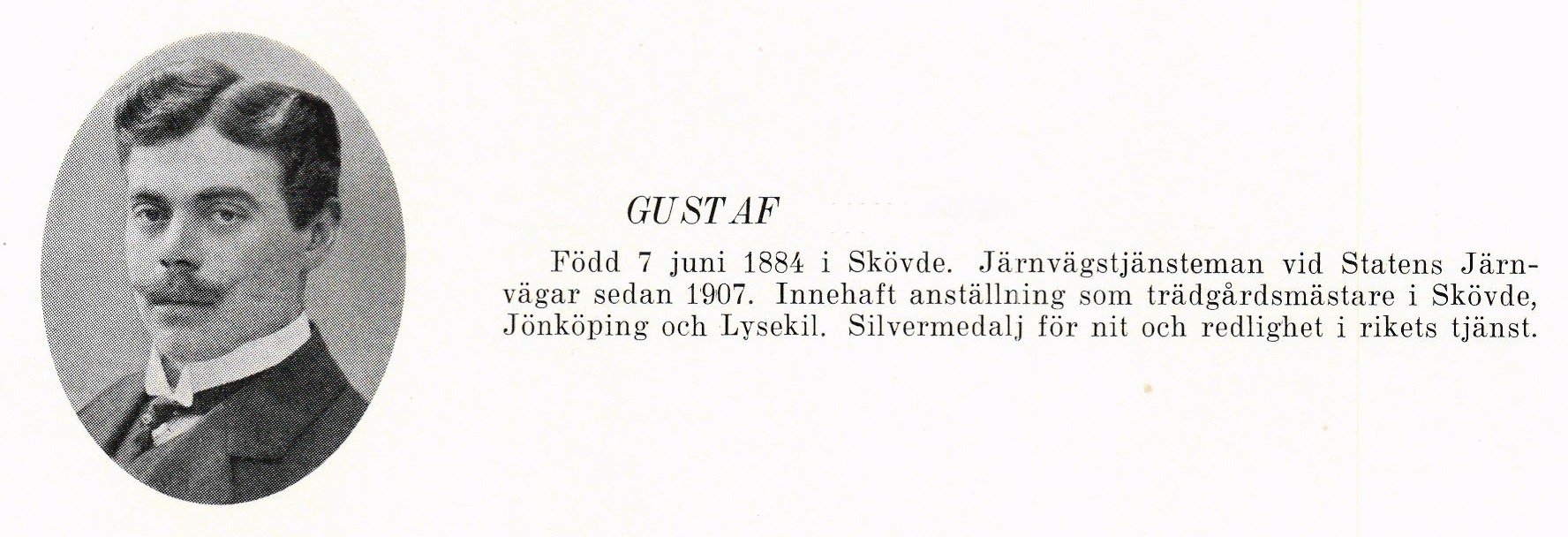 Barbros morfar Gustaf, Svenskt porträttarkiv