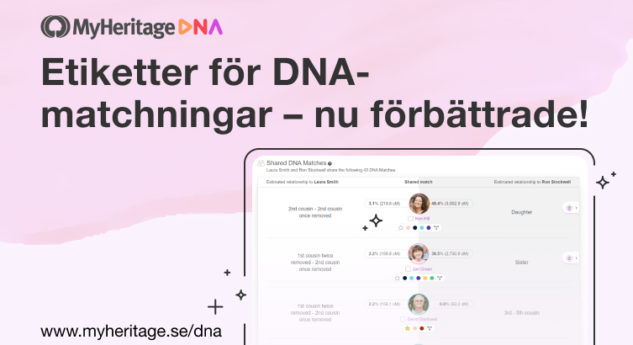 Etiketter för DNA-matchningar — nu förbättrade!