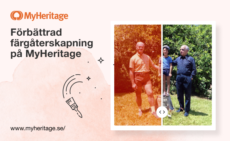 Förbättrad färgåterskapning för foton på MyHeritage