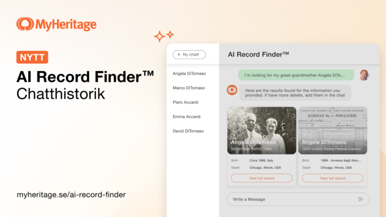 Nyhet: AI Record Finder™ chatthistorik