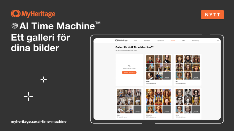 NYTT: AI Time Machine™ galleri för dina bilder