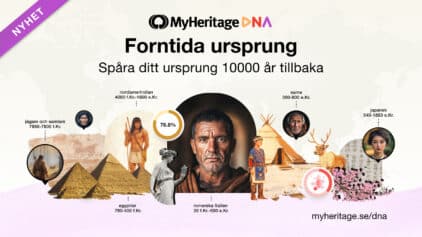 Vi presenterar Forntida ursprung: spåra ditt ursprung 10 000 år tillbaka i tiden