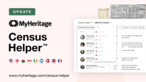 Stor uppgradering på MyHeritage Census Helper™