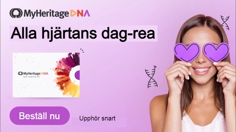 Alla hjärtans dag-rea på MyHeritage DNA