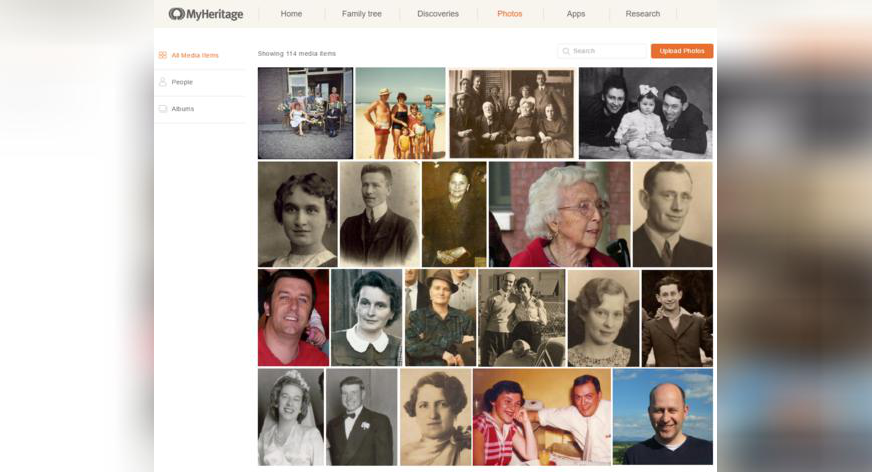 Vi Presenterar Ett Nytt och Förbättrat MyHeritage Fotogalleri