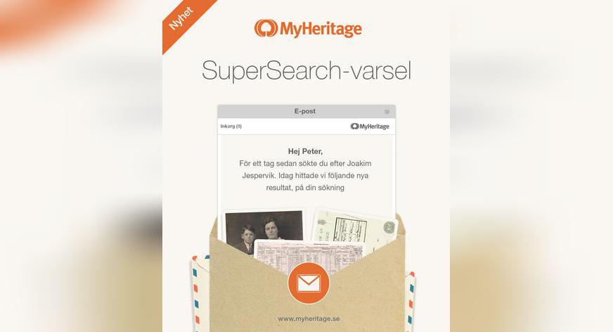 Nyhet: SuperSearch™- varsel
