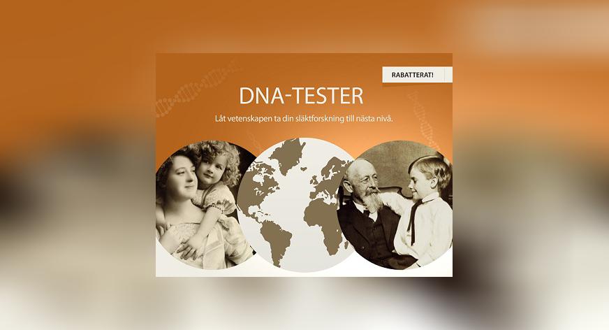 Stora rabatter på våra DNA-tester