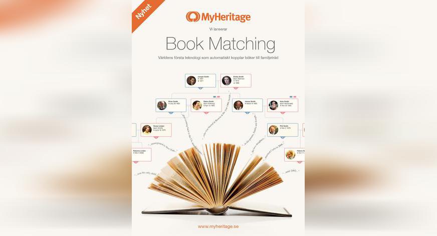 MyHeritage Lanserar Book Matching