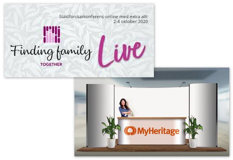 MyHeritage välkomnar er till höstens största släktforskarevent: Finding Family Together Live
