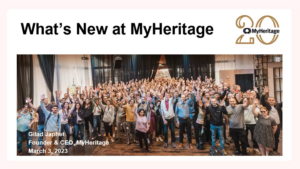 Vad är nytt på MyHeritage: Vår grundare och VD Gilad Japhet talar om RootsTech 2023