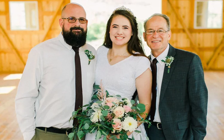 Tack vare MyHeritage DNA Quest var båda mina pappor med på mitt bröllop