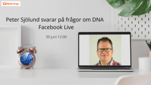 Sista Facebook Live-sessionen med Peter Sjölund för denna säsong