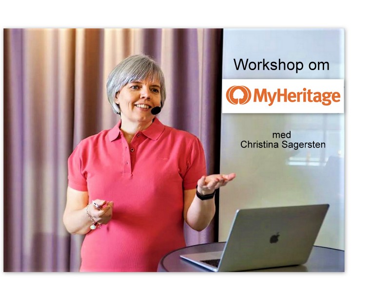 Workshop om MyHeritage-funktioner